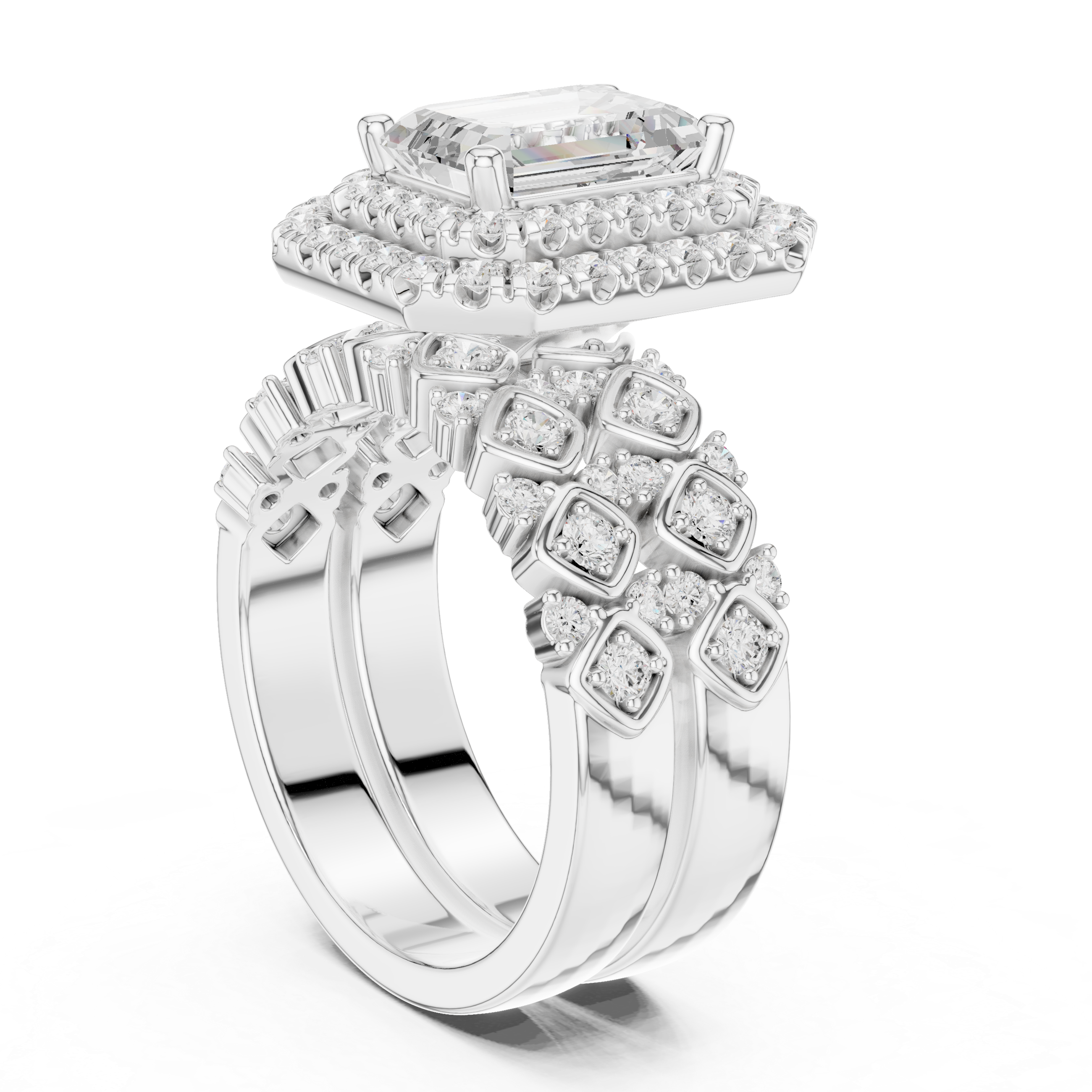 Shell Cove Lab Grown Diamond Open Wire Ring