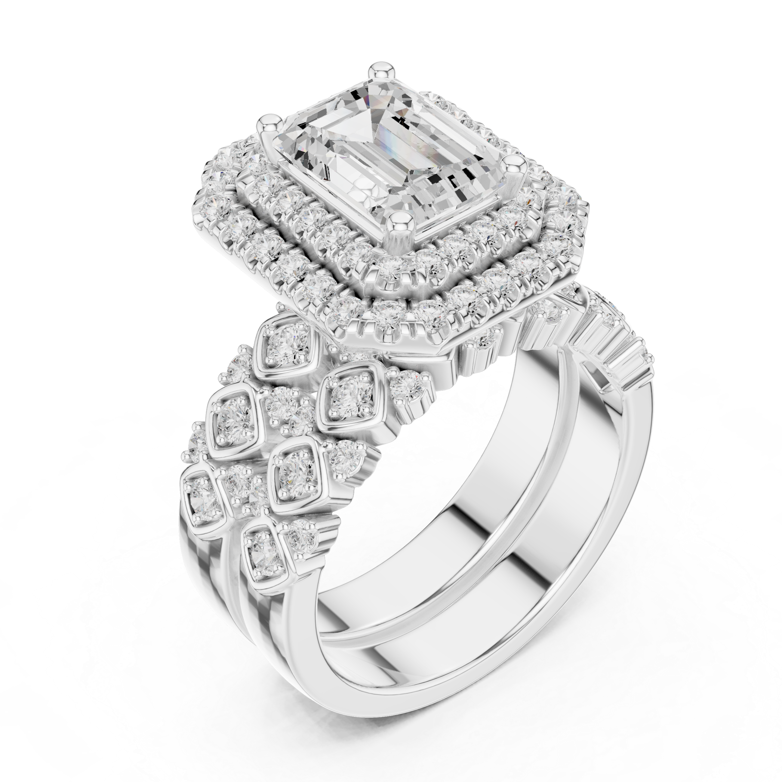 Shell Cove Lab Grown Diamond Open Wire Ring
