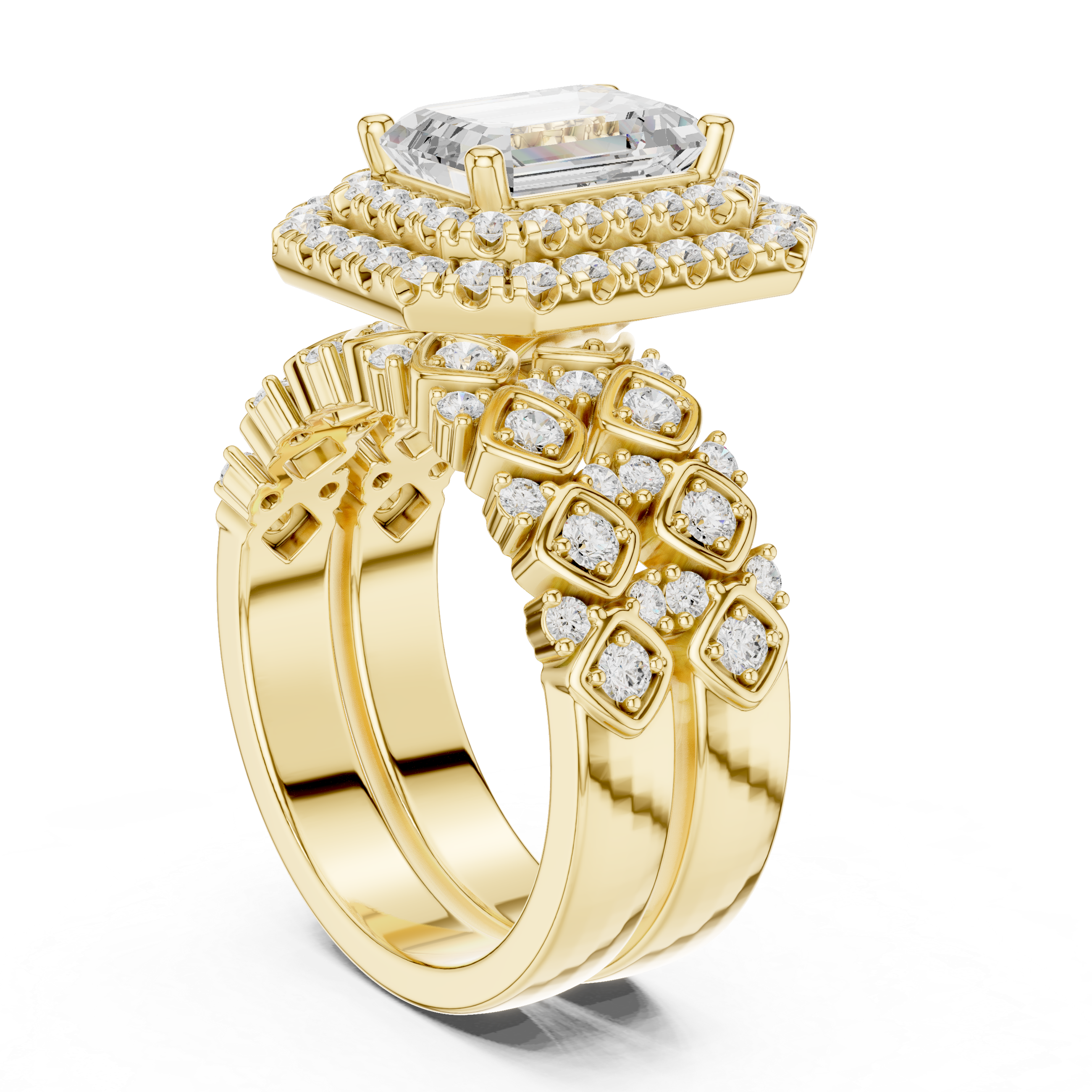 Shell Cove Lab Grown Diamond Open Wire Ring
