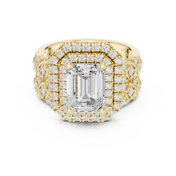 Shell Cove Lab Grown Diamond Open Wire Ring