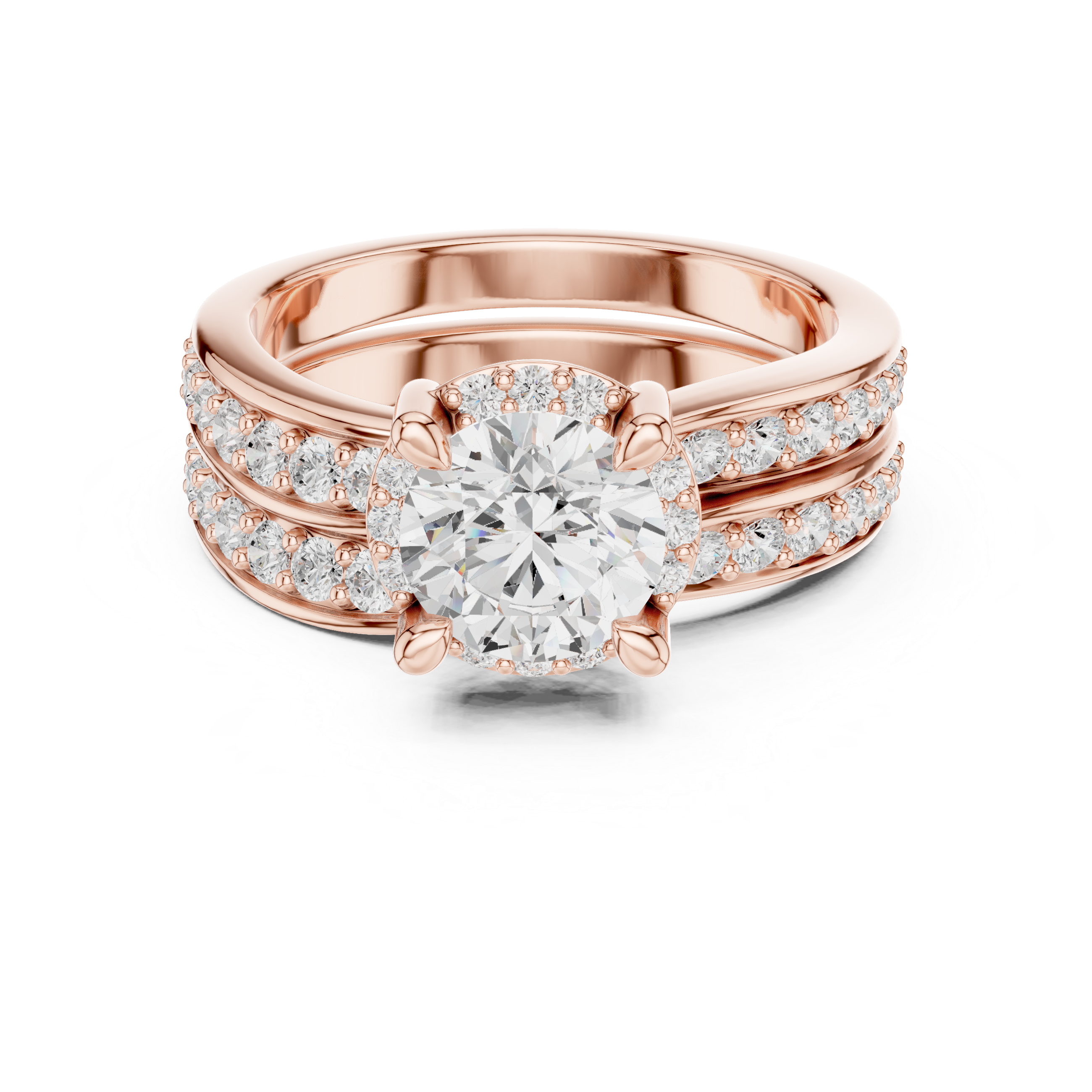 Violet Meadow Lab Grown Diamond Baguette Solitaire