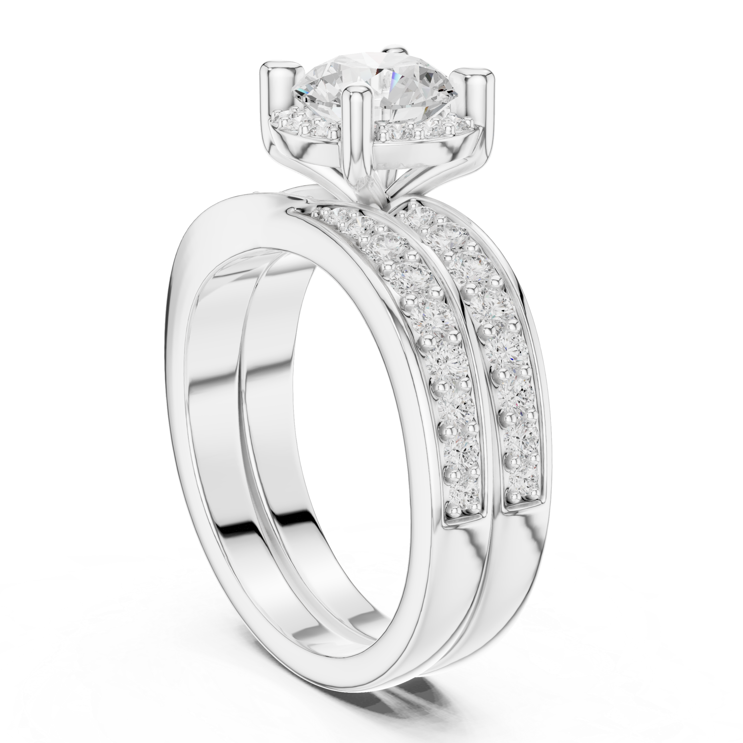 Violet Meadow Lab Grown Diamond Baguette Solitaire