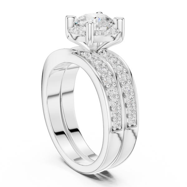 Violet Meadow Lab Grown Diamond Baguette Solitaire