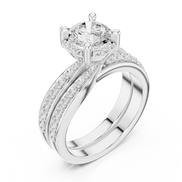 Violet Meadow Lab Grown Diamond Baguette Solitaire