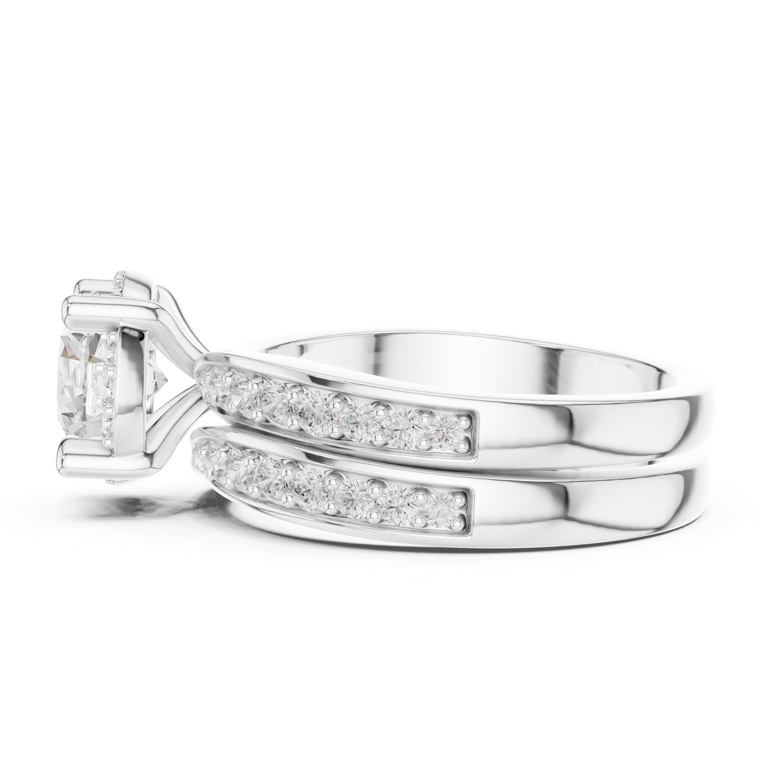 Violet Meadow Lab Grown Diamond Baguette Solitaire