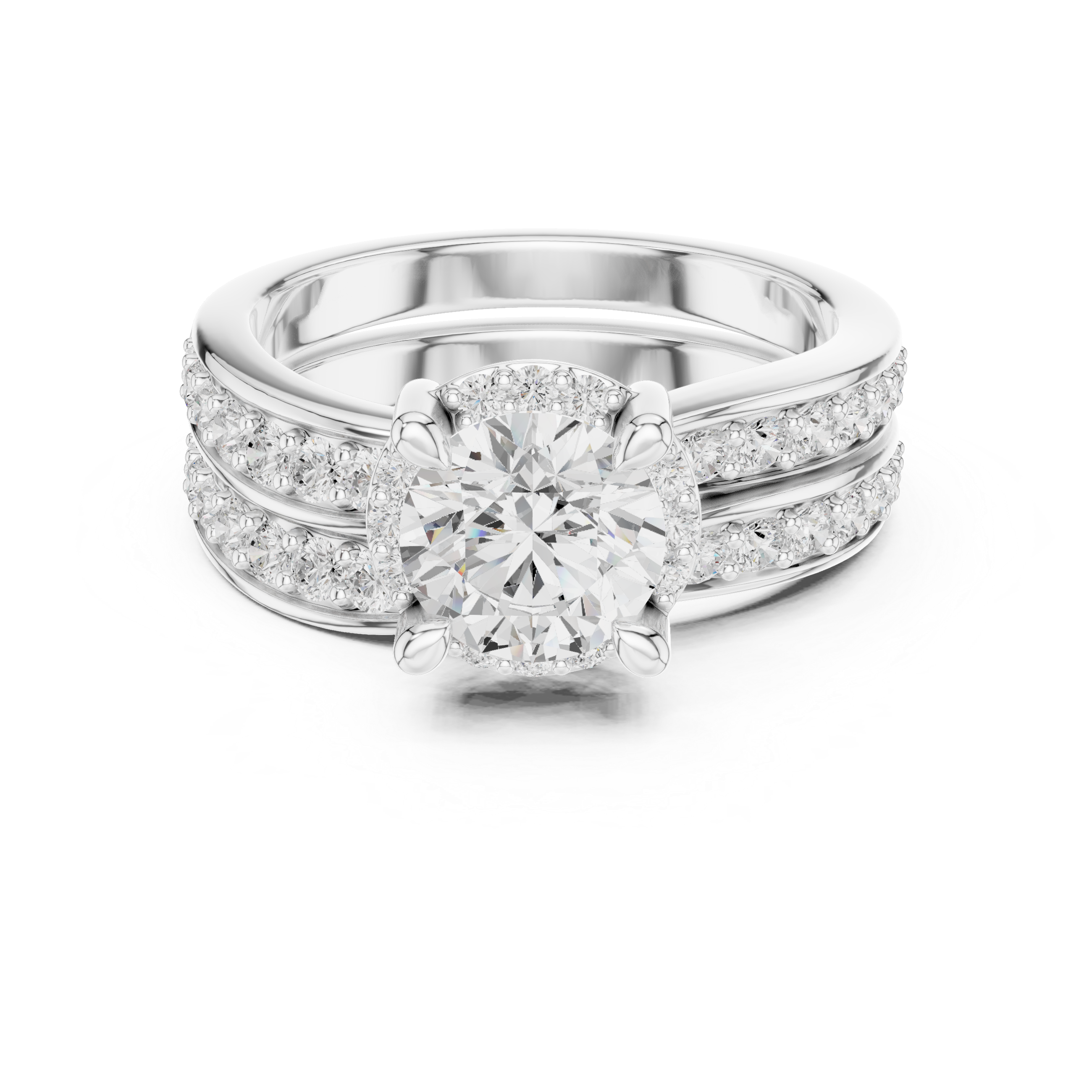 Violet Meadow Lab Grown Diamond Baguette Solitaire