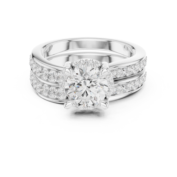 Violet Meadow Lab Grown Diamond Baguette Solitaire