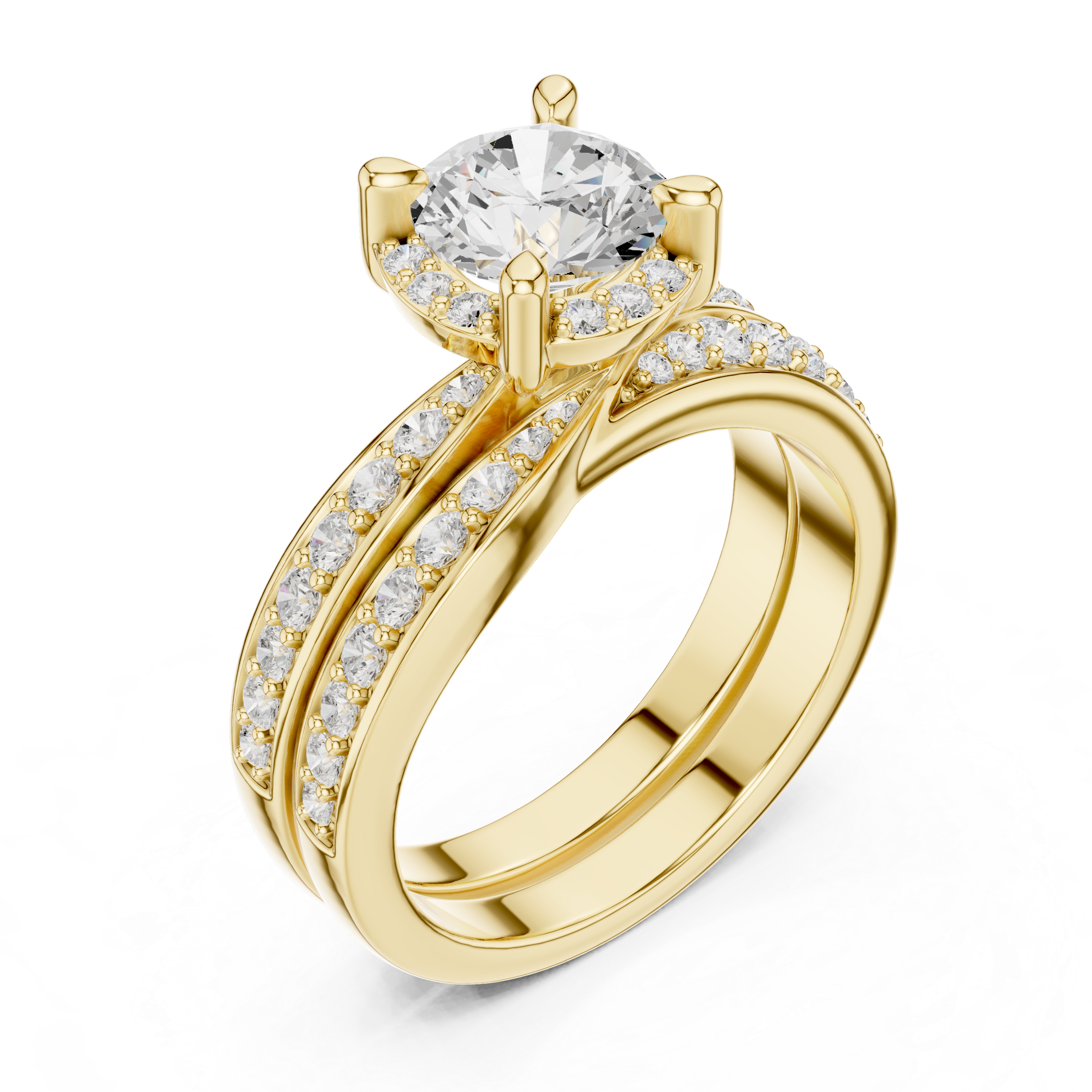 Violet Meadow Lab Grown Diamond Baguette Solitaire