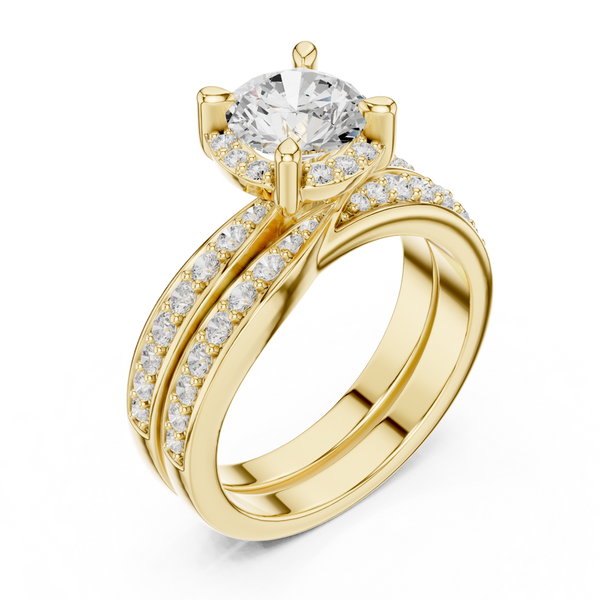 Violet Meadow Lab Grown Diamond Baguette Solitaire
