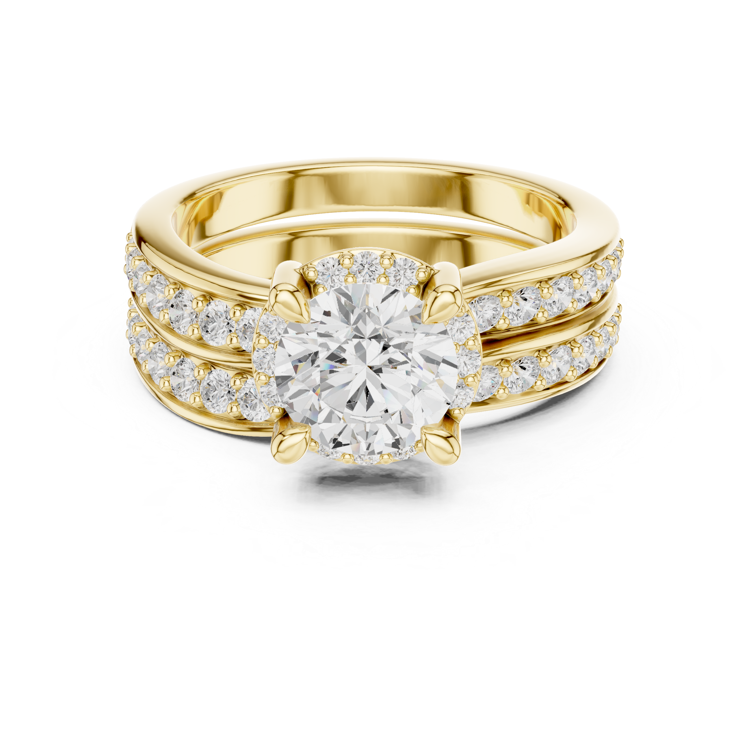 Violet Meadow Lab Grown Diamond Baguette Solitaire