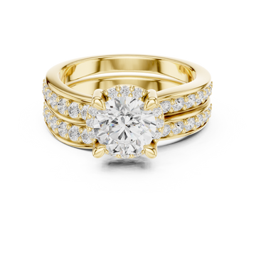 Violet Meadow Lab Grown Diamond Baguette Solitaire