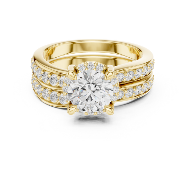 Violet Meadow Lab Grown Diamond Baguette Solitaire