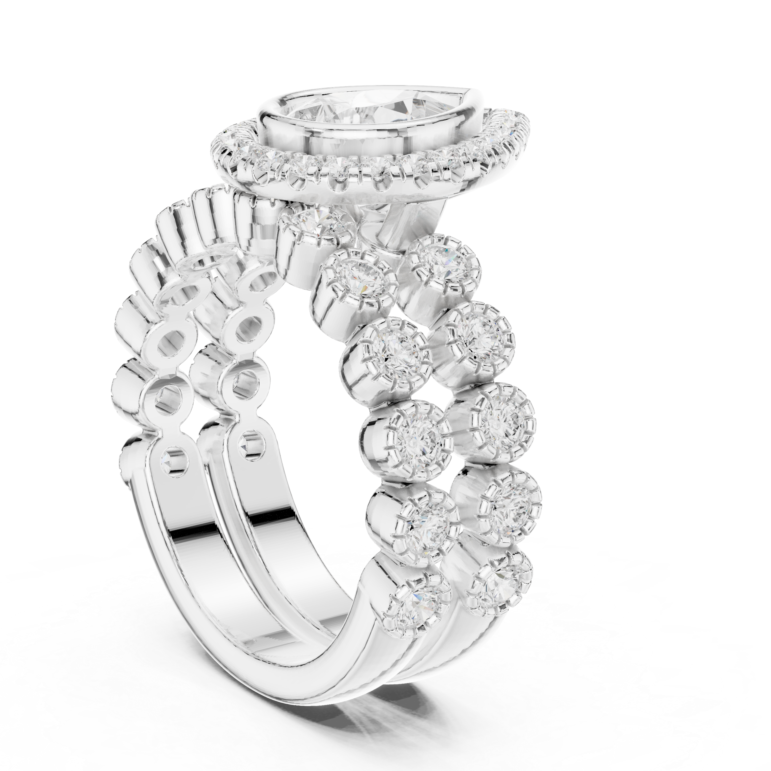 Fern Hollow Lab Grown Diamond East West Solitaire