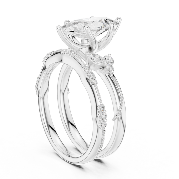 Black Nightshade Lab Grown Diamond Emerald Cut Solitaire