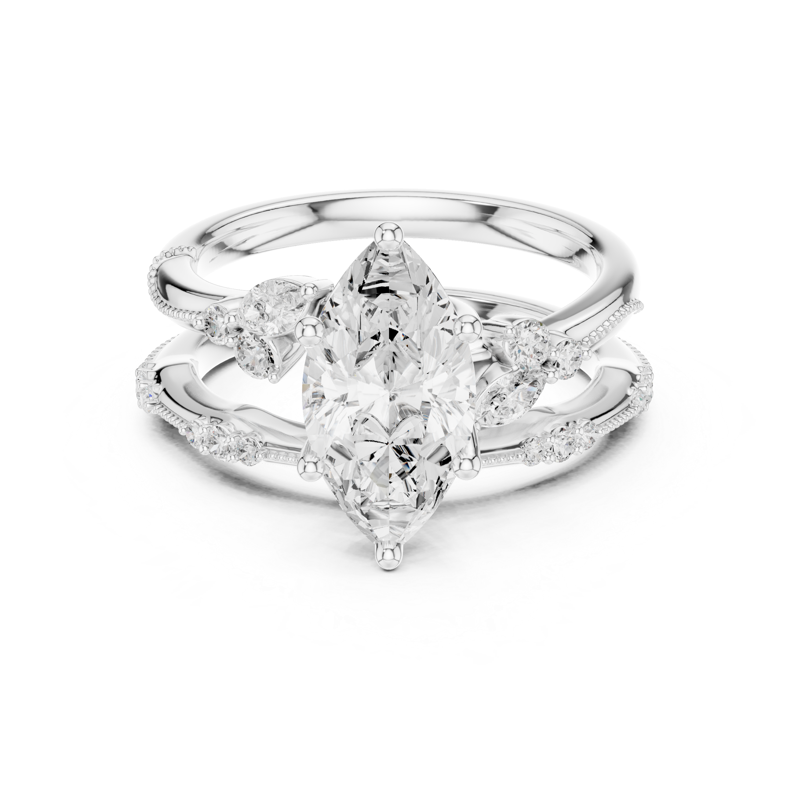 Black Nightshade Lab Grown Diamond Emerald Cut Solitaire