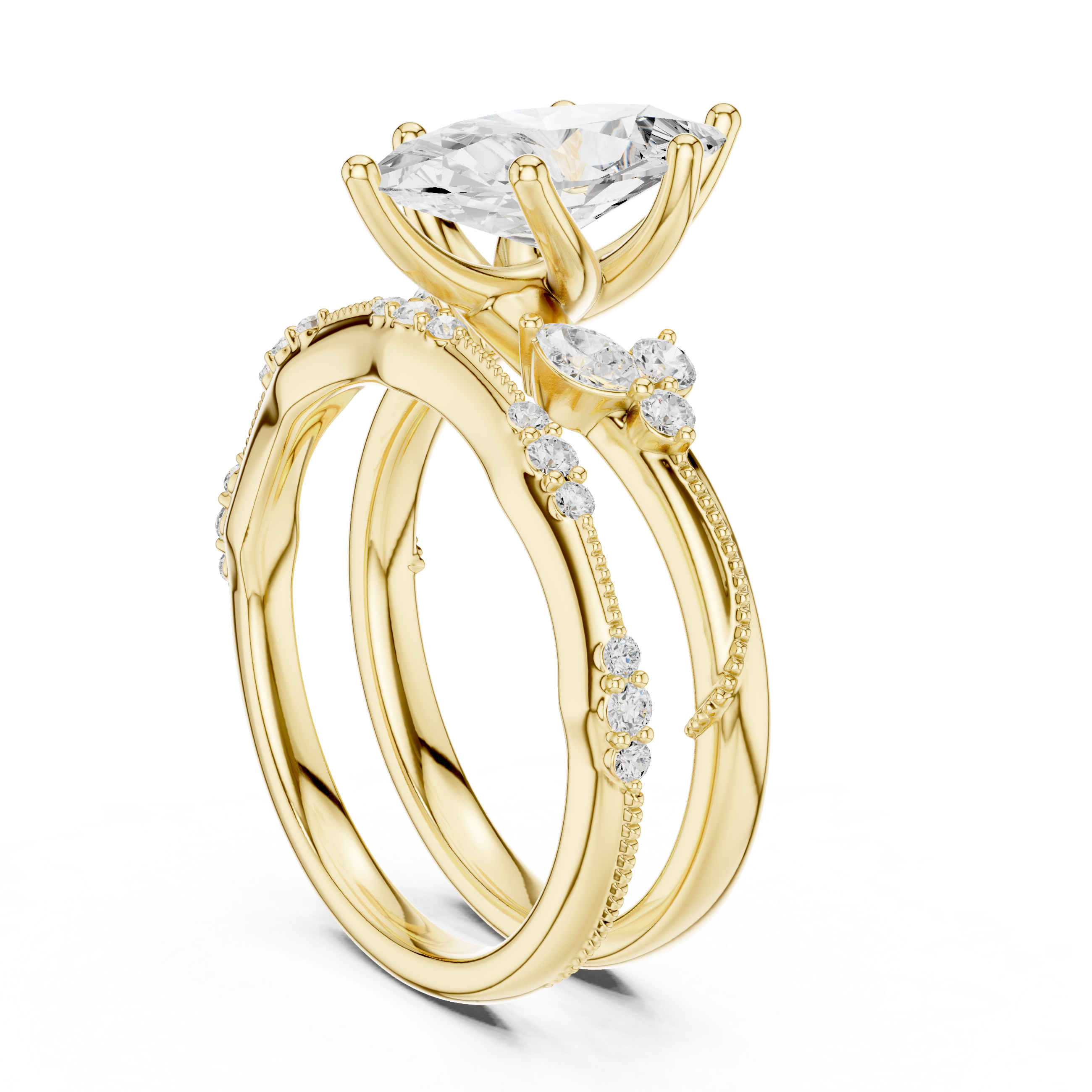 Black Nightshade Lab Grown Diamond Emerald Cut Solitaire