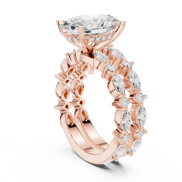 Coral Reef Lab Grown Diamond Two Tone Solitaire