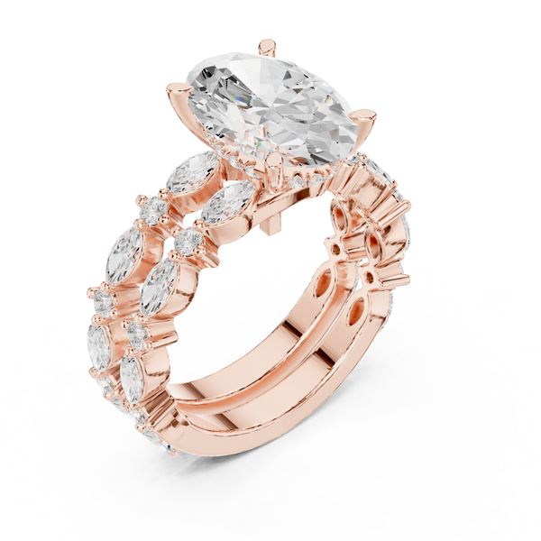 Coral Reef Lab Grown Diamond Two Tone Solitaire