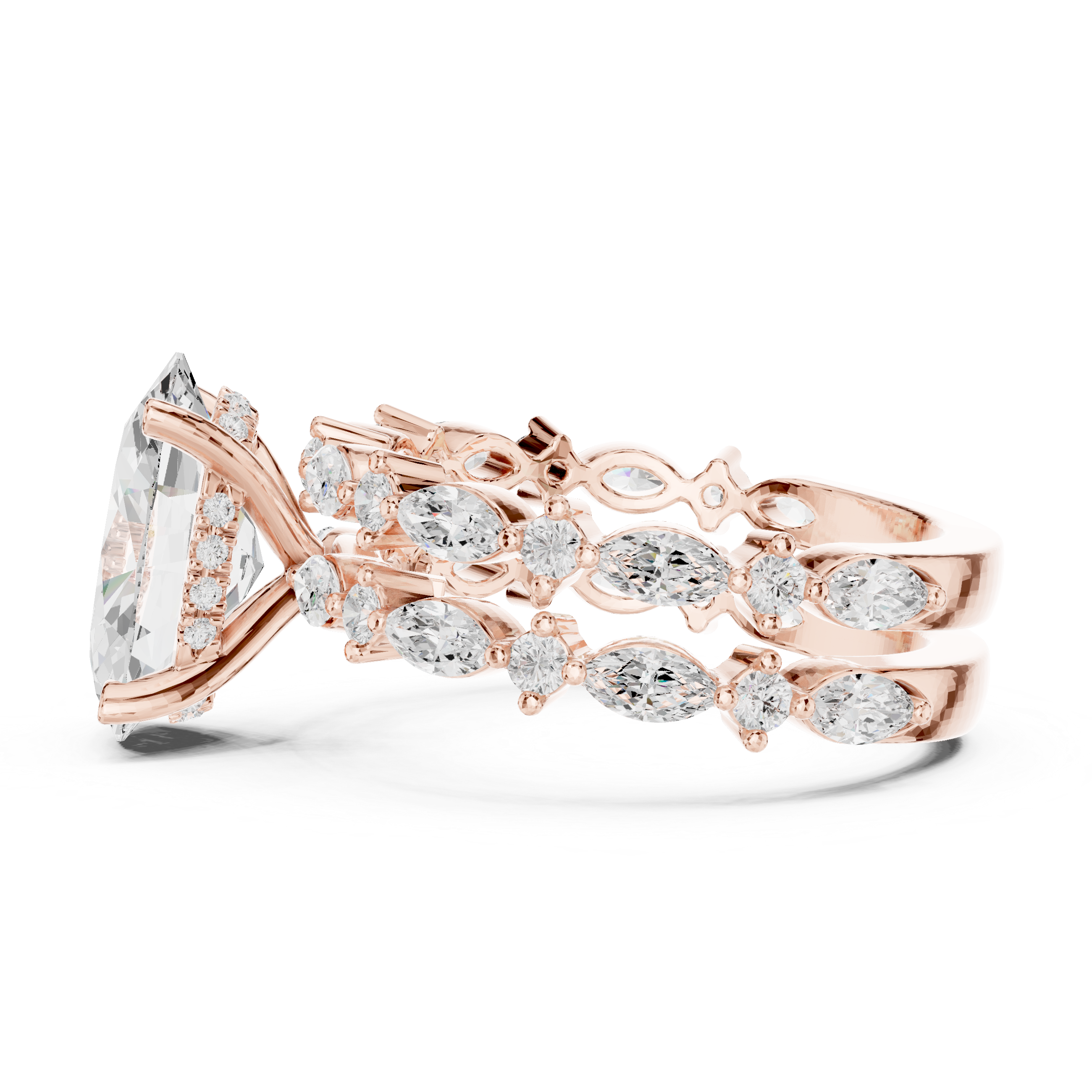 Coral Reef Lab Grown Diamond Two Tone Solitaire