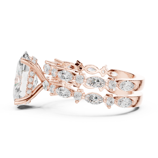 Coral Reef Lab Grown Diamond Two Tone Solitaire