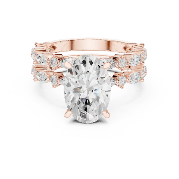 Coral Reef Lab Grown Diamond Two Tone Solitaire