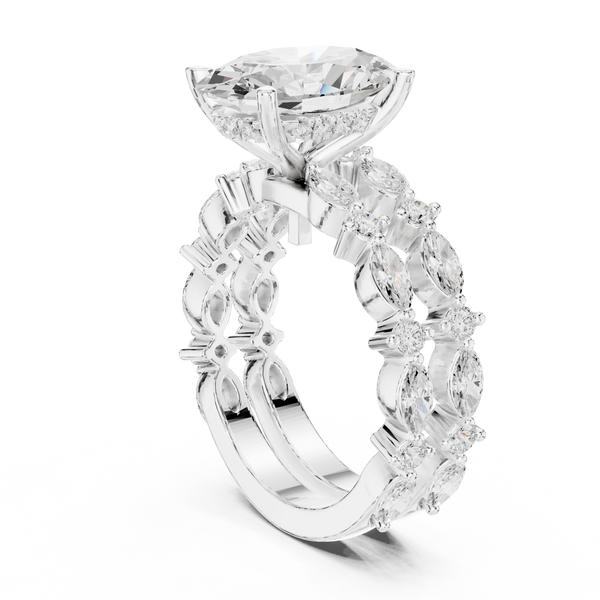 Coral Reef Lab Grown Diamond Two Tone Solitaire