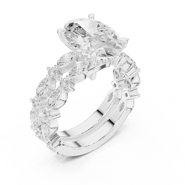 Coral Reef Lab Grown Diamond Two Tone Solitaire