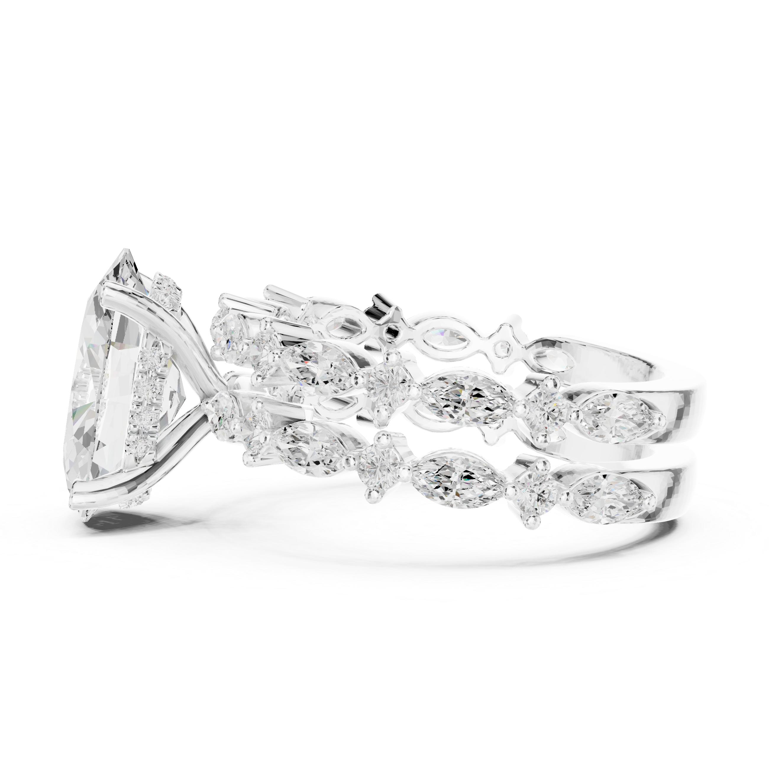 Coral Reef Lab Grown Diamond Two Tone Solitaire
