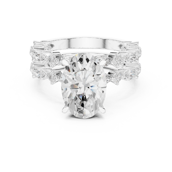 Coral Reef Lab Grown Diamond Two Tone Solitaire