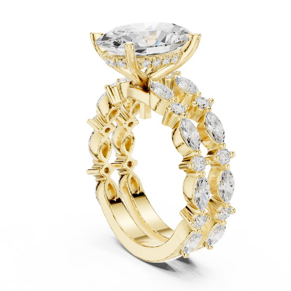 Coral Reef Lab Grown Diamond Two Tone Solitaire