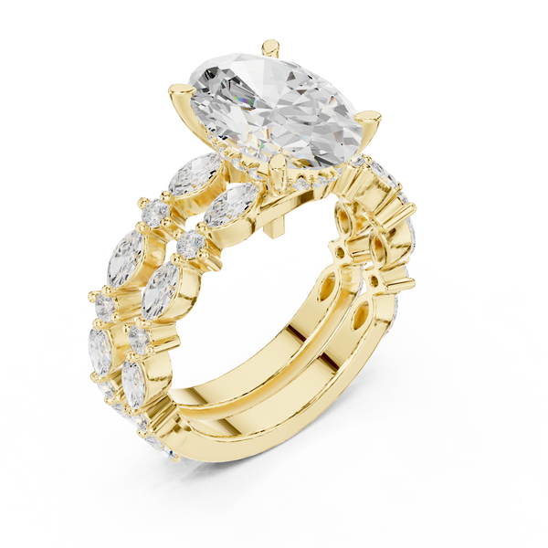 Coral Reef Lab Grown Diamond Two Tone Solitaire