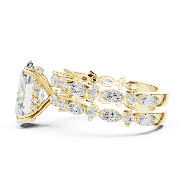 Coral Reef Lab Grown Diamond Two Tone Solitaire