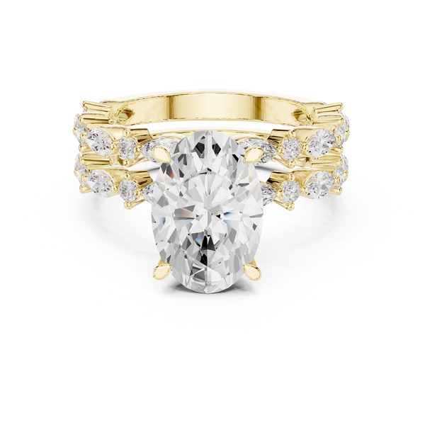Coral Reef Lab Grown Diamond Two Tone Solitaire
