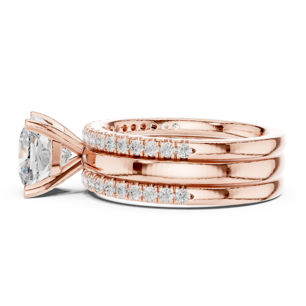Jasmine Vine Lab Grown Diamond Tiered Halo Ring