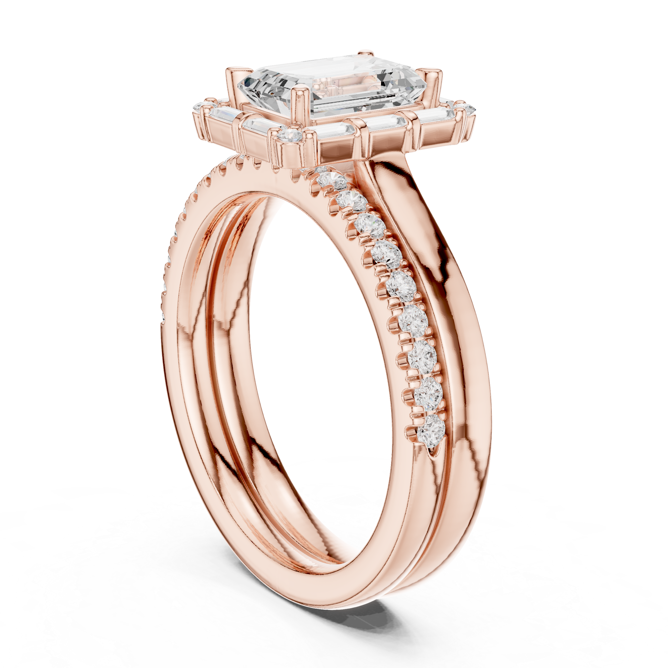 Mossy Glen Lab Grown Diamond Milgrain Solitaire Ring