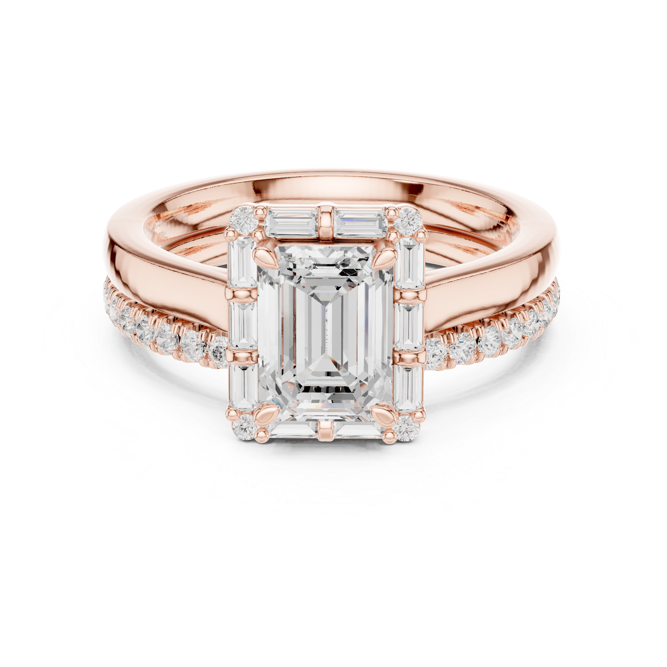 Mossy Glen Lab Grown Diamond Milgrain Solitaire Ring