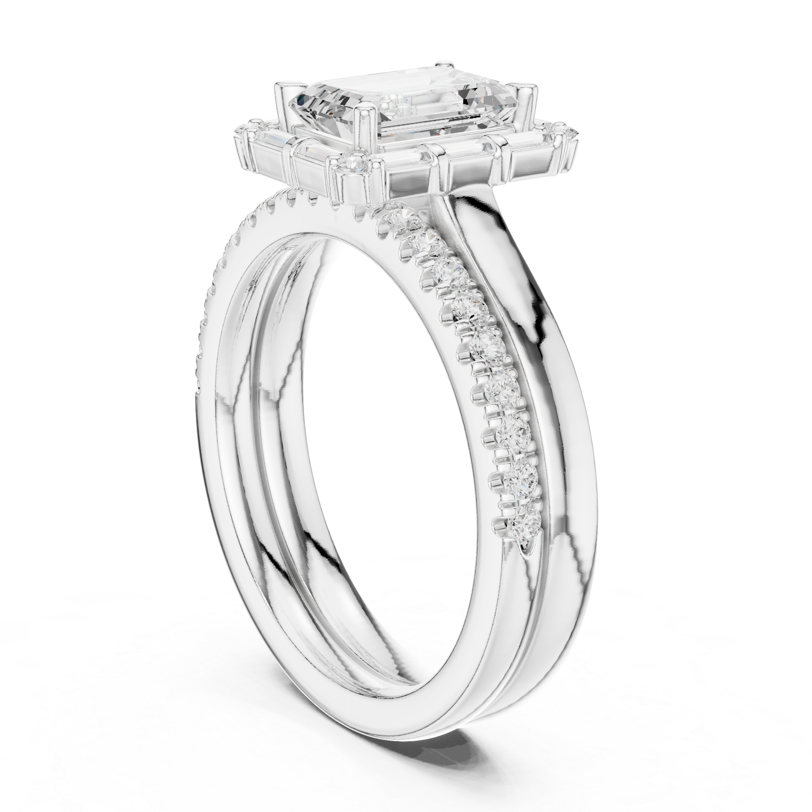 Mossy Glen Lab Grown Diamond Milgrain Solitaire Ring