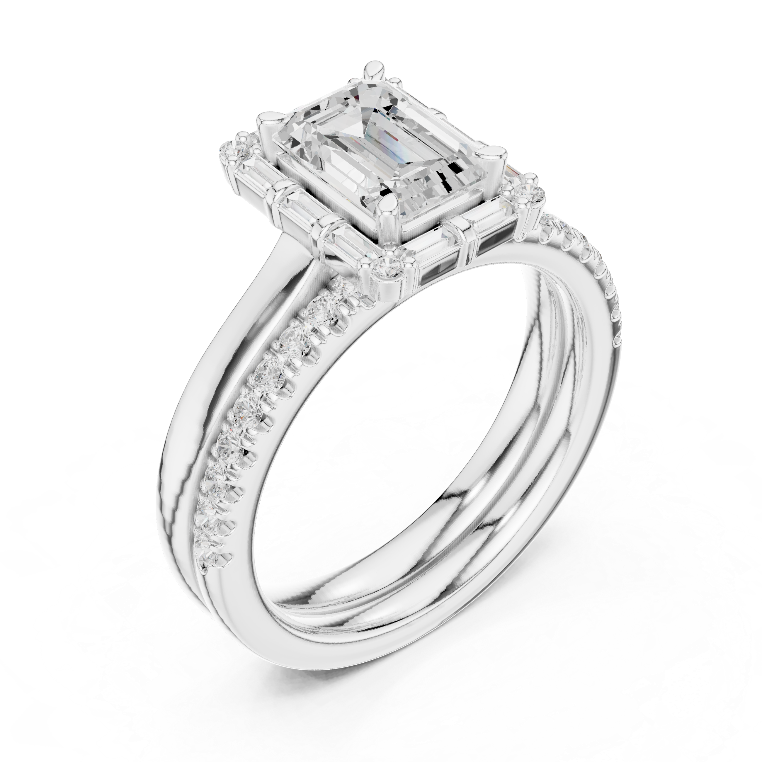 Mossy Glen Lab Grown Diamond Milgrain Solitaire Ring
