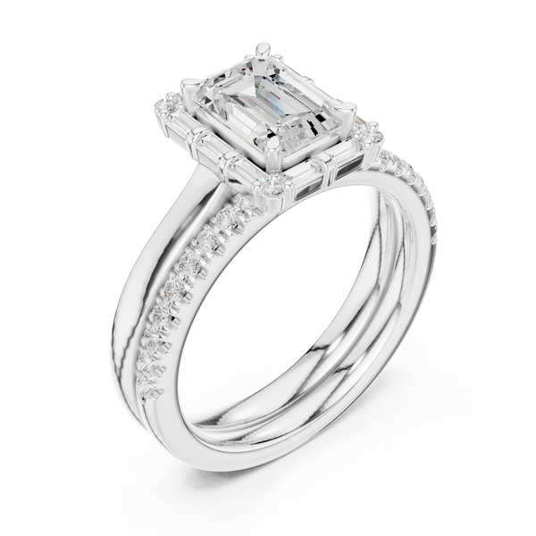 Mossy Glen Lab Grown Diamond Milgrain Solitaire Ring