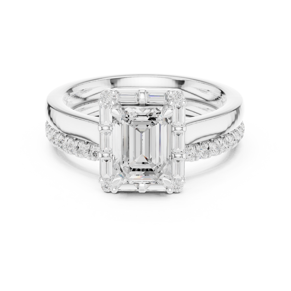 Mossy Glen Lab Grown Diamond Milgrain Solitaire Ring