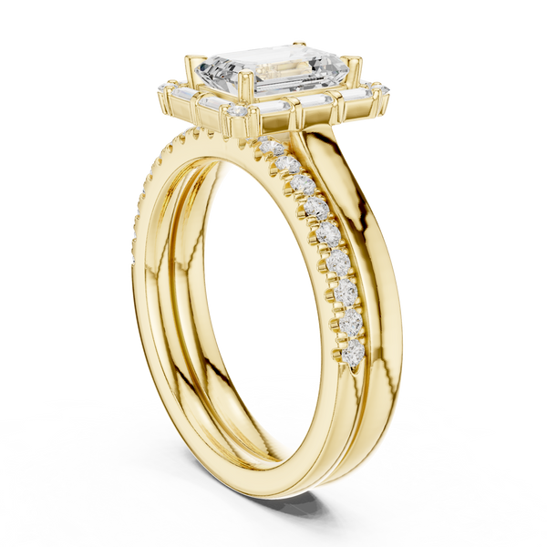 Mossy Glen Lab Grown Diamond Milgrain Solitaire Ring