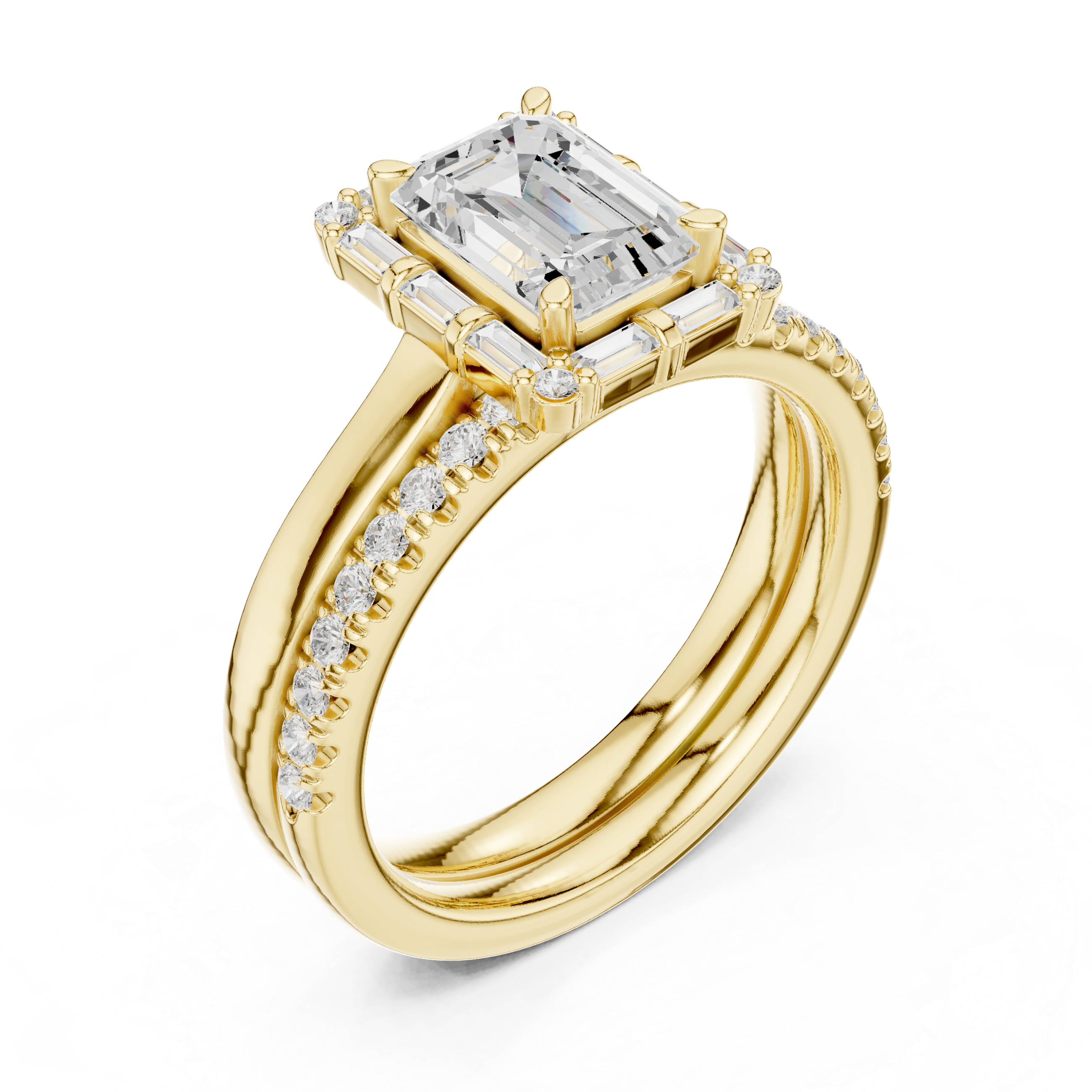 Mossy Glen Lab Grown Diamond Milgrain Solitaire Ring