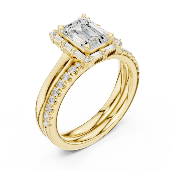 Mossy Glen Lab Grown Diamond Milgrain Solitaire Ring