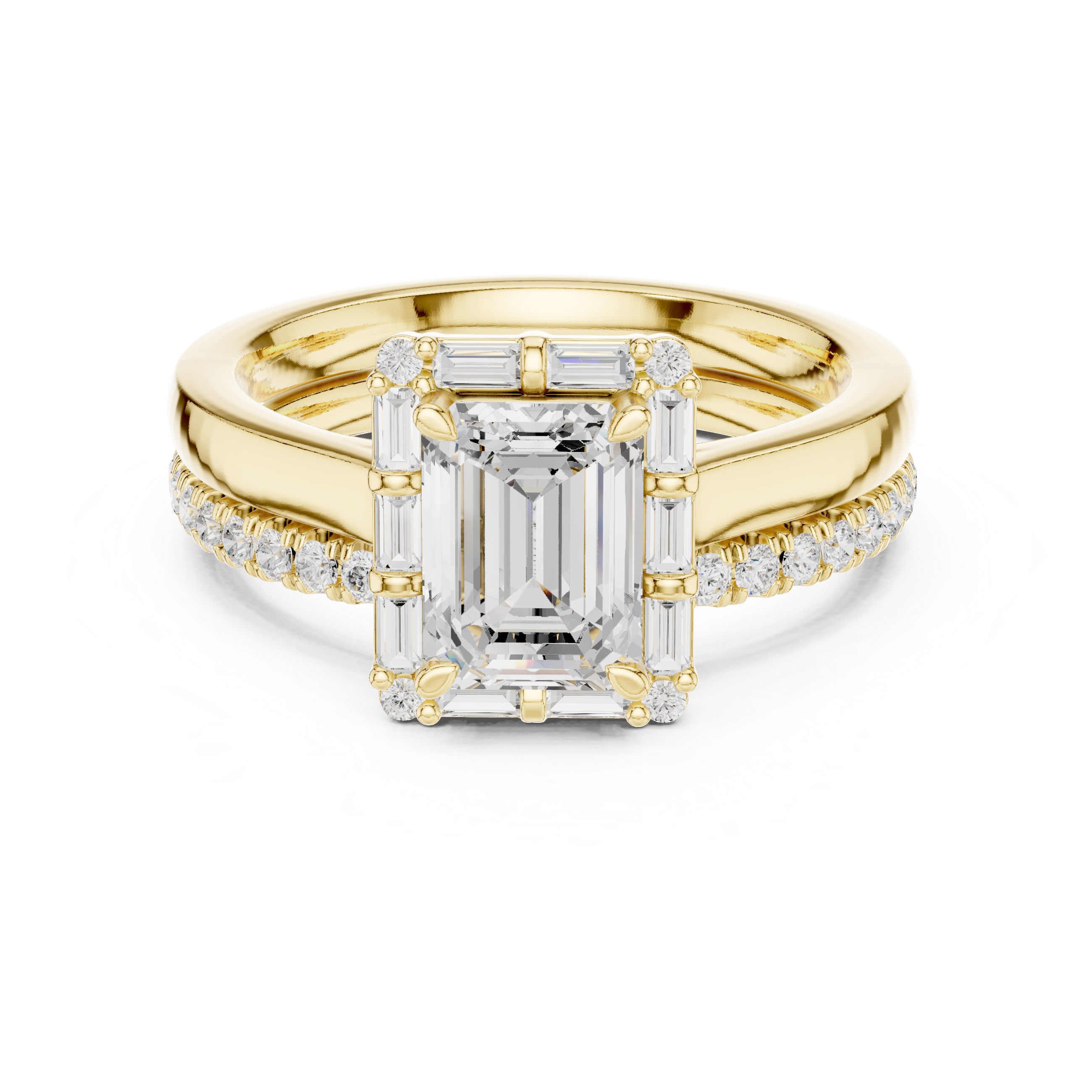 Mossy Glen Lab Grown Diamond Milgrain Solitaire Ring