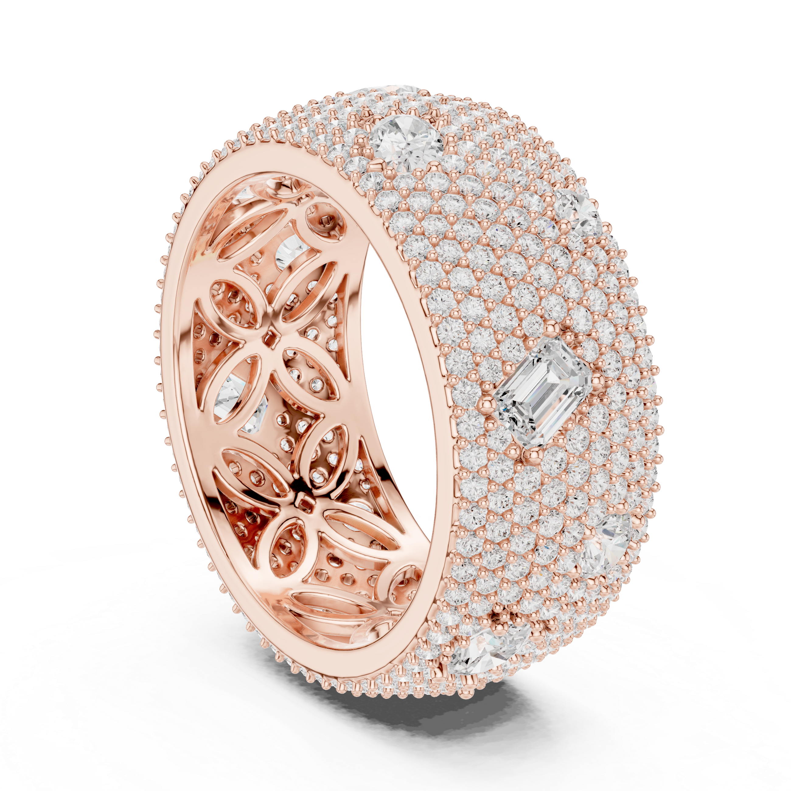 Woodland path Lab Grown Diamond Princess Cut Ring