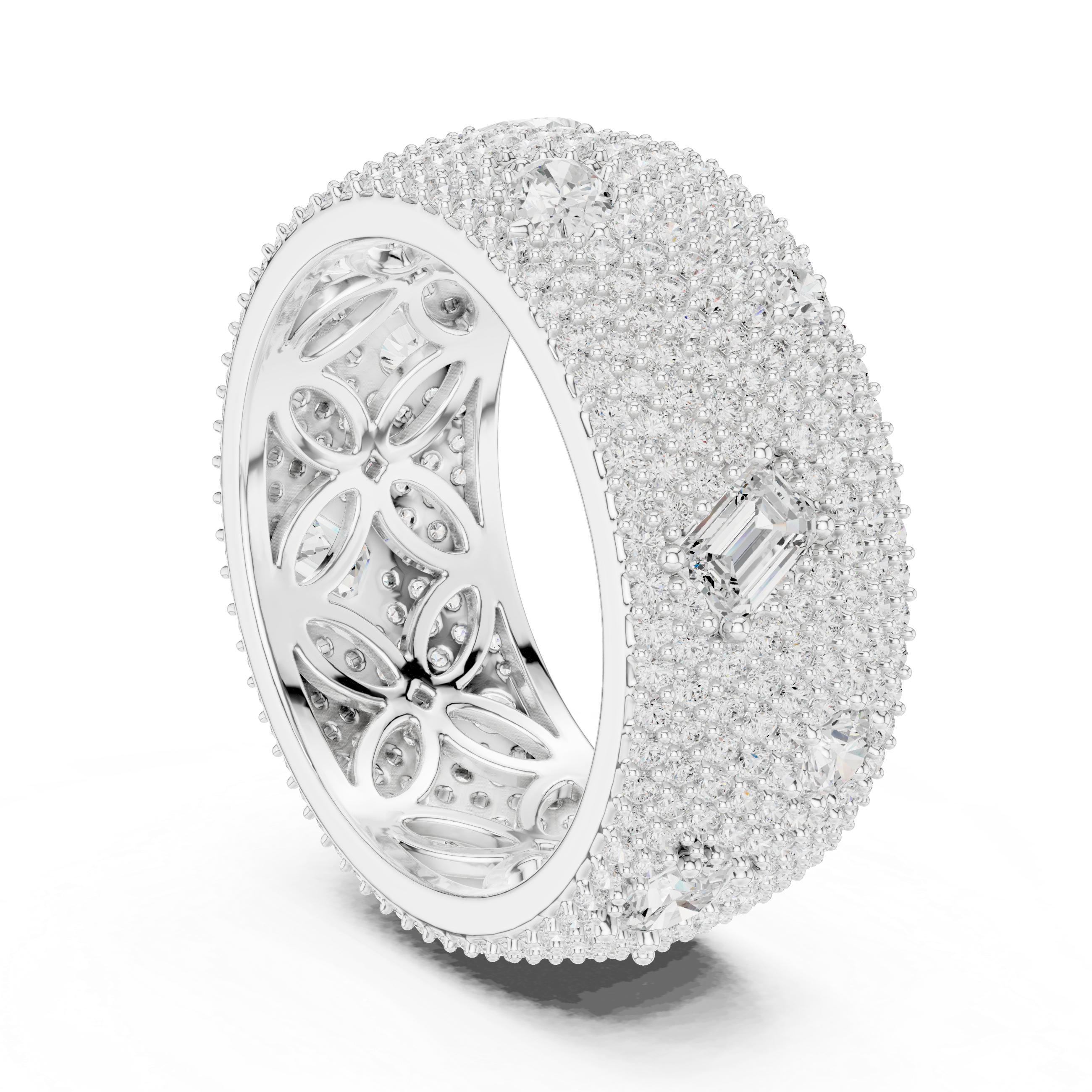Woodland path Lab Grown Diamond Princess Cut Ring