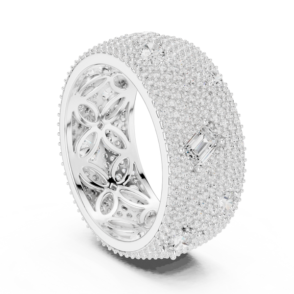 Woodland path Lab Grown Diamond Princess Cut Ring