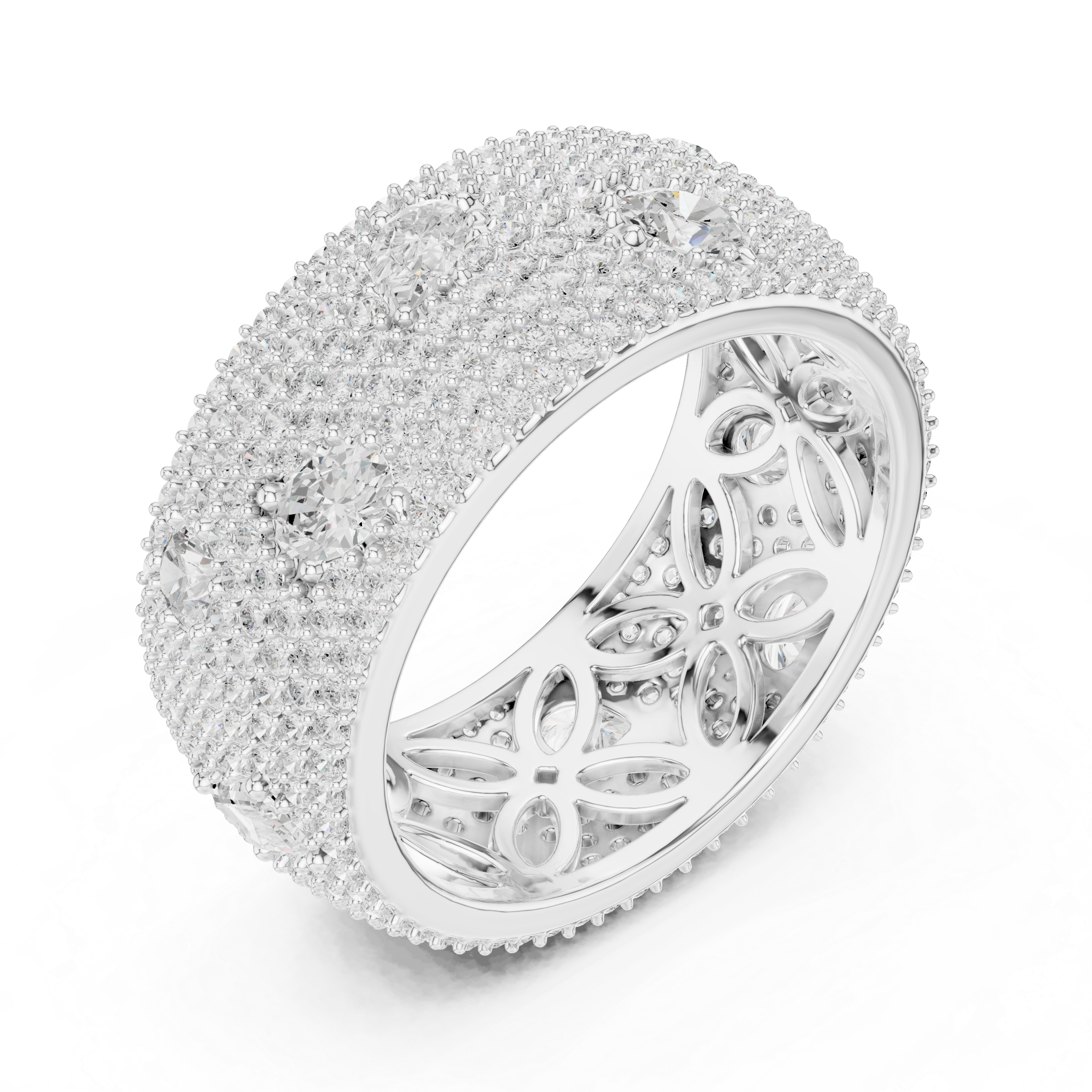 Woodland path Lab Grown Diamond Princess Cut Ring