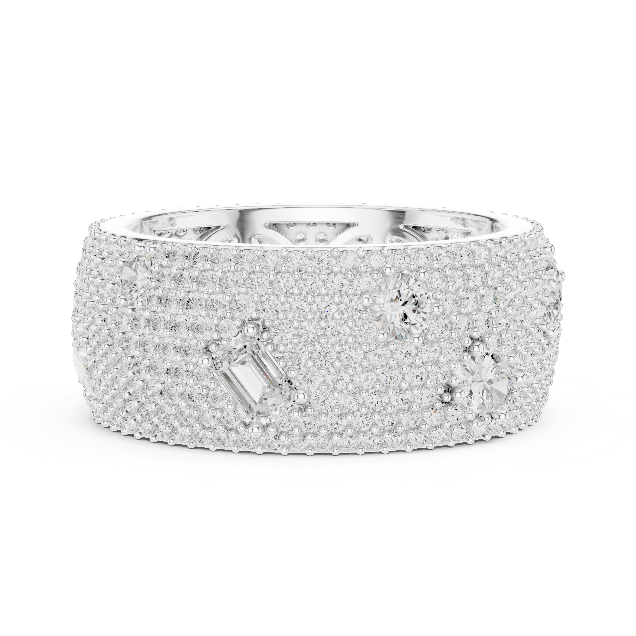 Woodland path Lab Grown Diamond Princess Cut Ring