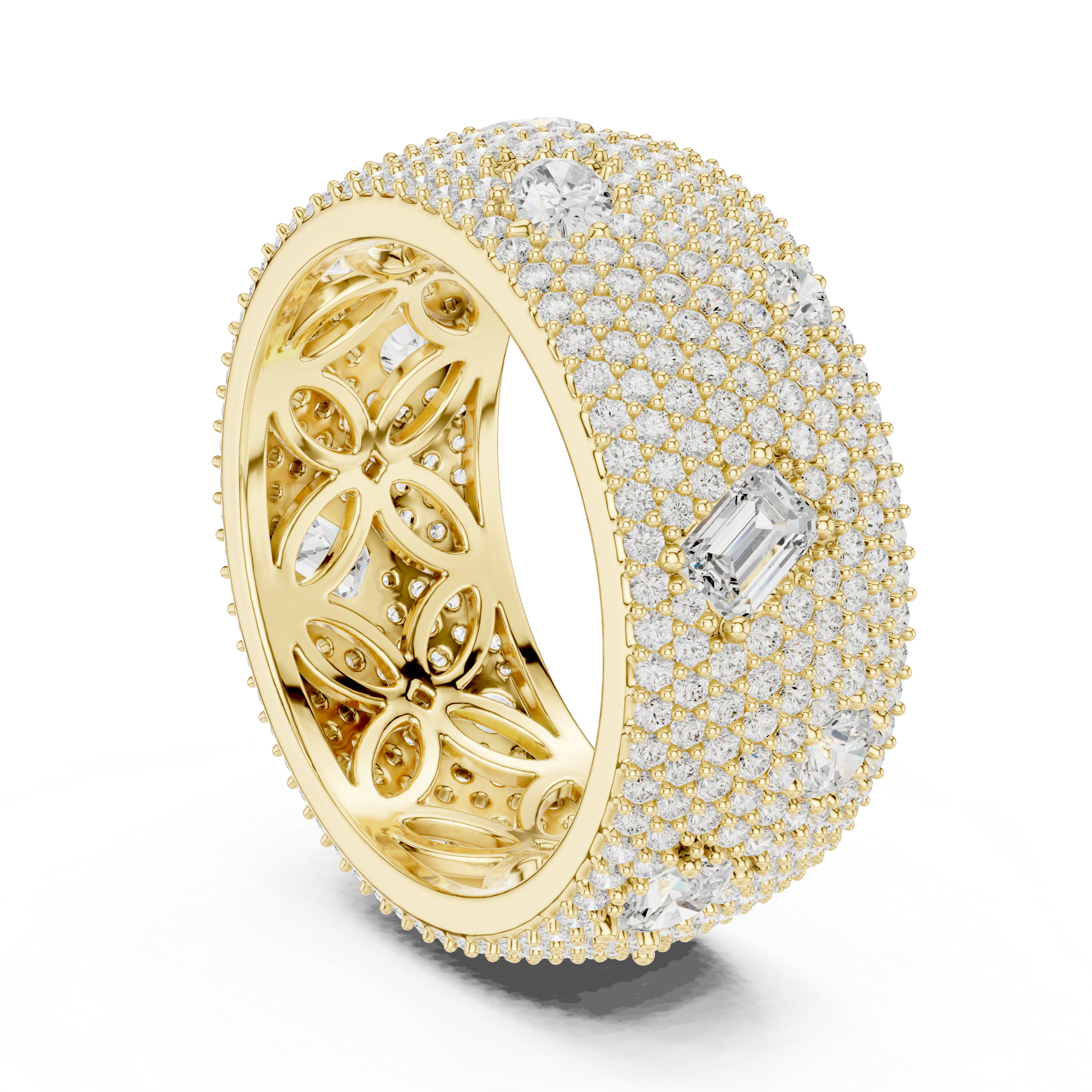 Woodland path Lab Grown Diamond Princess Cut Ring